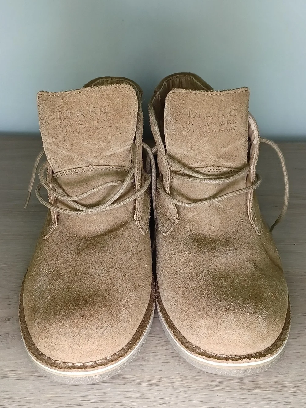 Marc New York Men's Suede Chukka Boots in Tan